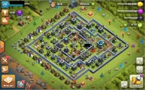 CLASH OF CLANS CV13 FULL + 15300 GEMAS