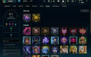 Esmeralda 3 com 55 Champs e 12 Skins
