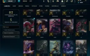 Esmeralda 3 com 55 Champs e 12 Skins