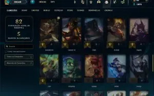 Esmeralda 3 com 55 Champs e 12 Skins