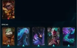 CONTA LOL 🌟 GOLD 2 🌟 17 SKINS 🌟 51 CAMPEOES