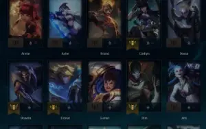 Unranked - 2 Skins - 24 campeões - Full acess - Upada a mão
