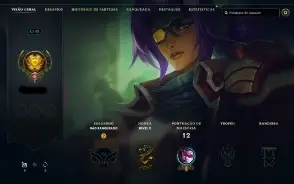 Unranked - 2 Skins - 24 campeões - Full acess - Upada a mão