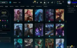 Conta LOL LVL 415 |Full Campeões| 282 Skins |Ouro 4| 2017