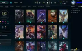 Conta LOL LVL 415 |Full Campeões| 282 Skins |Ouro 4| 2017