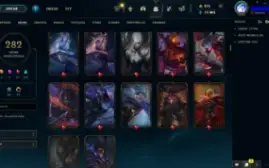 Conta LOL LVL 415 |Full Campeões| 282 Skins |Ouro 4| 2017