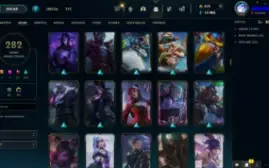 Conta LOL LVL 415 |Full Campeões| 282 Skins |Ouro 4| 2017