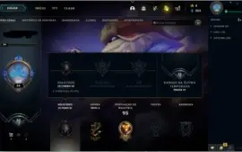 conta de lol 65 Champions  13 skins