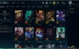conta de lol 65 Champions  13 skins
