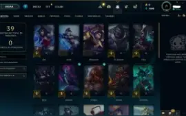 Conta League Of Legends Platina