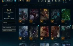 Ouro 1 com 95 Champs e 16 Skins