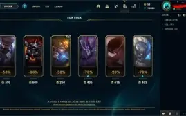 CONTA LEAGUE OF LEGENDS