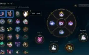 CONTA DE LOL D3 +600 SKINS, LVL +700, FALTANDO 25 EMOTES