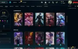 CONTA VALORANT BETA COM MUITAS SKINS + CONTA LOL 59 SKINS