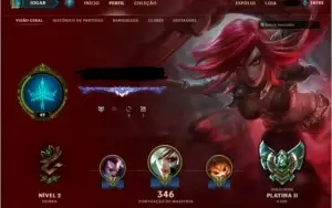 Conta Platina II League of Legends