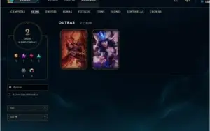 conta lol level 30 unranked
