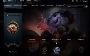 conta lol level 30 unranked