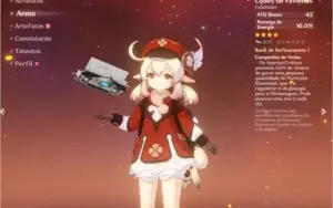 Conta Genshin Impact - Klee + Livro 4* [rank 7]
