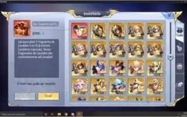 Conta TOP RANKING  lvl 57 Saint Seya Awakening A94