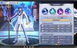 Conta TOP RANKING  lvl 57 Saint Seya Awakening A94