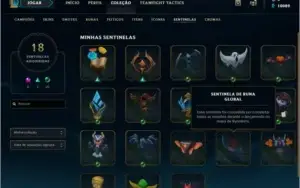 Conta LoL Ouro 4, 173 Skins