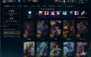 Unranked com 55 Champs e 18 Skins