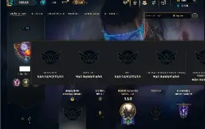Unranked com 55 Champs e 18 Skins