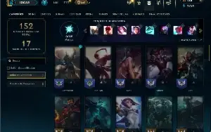Unranked com 55 Champs e 18 Skins