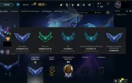 Conta Diamante Email N Confirmado Winrate Alto