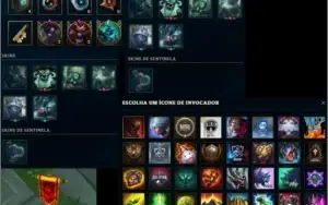 Conta league of legends prata 4 c/ skins lendarias