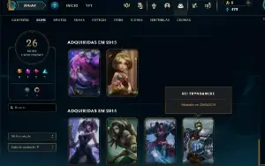 conta lol gold 4