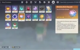 Conta Genshin impact AR55 - 7 Personagens 5* + 3 armas 5*