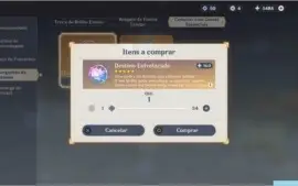 Conta Genshin impact AR55 - 7 Personagens 5* + 3 armas 5*