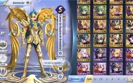 SAINT SEIYA AWAKENING - COM GEMAS AVANÇADAS E LIVROS