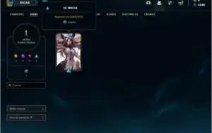 Conta prata 2 com 20 champs e 1 skin