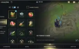 ESMERALDA II + 7 Skins + 37 CAMPEÕES + PASSE WILD COMPLETO