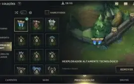 ESMERALDA II + 7 Skins + 37 CAMPEÕES + PASSE WILD COMPLETO