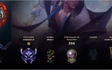 conta diamante  4 com muitas skins (ja foi chllenger)