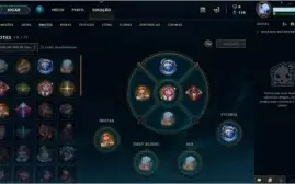 Conta LOL - Gold V - Skin Vitoriosa + Ultimate + 2 Lendárias