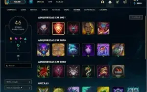 Conta platina 4 por 39 R$ com 30 champs e 1 skins