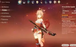 Yelan+Yoimiya+2 Báculo de Homa+1 Falcão