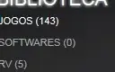 Conta steam com 140 jogos, GTAV ENTRE OUTROS