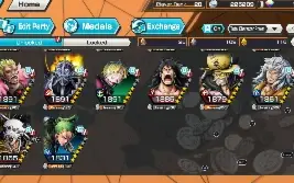 Conta One Piece Bounty Rush com 5 EX