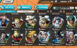 Conta One Piece Bounty Rush com 5 EX