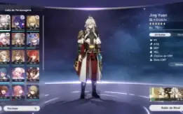 Honkai Star Rail  Seele + Jing Yuan + Loba Prateada + Luocha