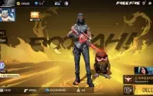 Conta Freefire Lvl 74 +16K Likes (Angelical Azul E Vermelha)