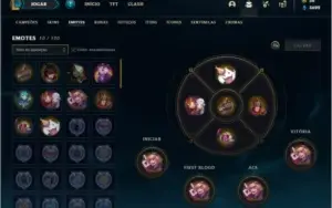 Conta platina 4 com 13 skins e 24 champs