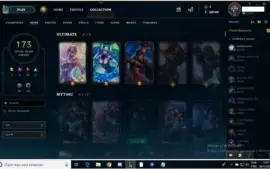 Conta League Of Legends, 173 skins, todos os campeões.