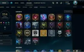 CONTA LOL PLATINA 4 - 121 SKINS ALL CHAMPS