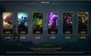 CONTA LOL PLATINA 4 - 121 SKINS ALL CHAMPS